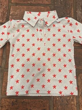 The Smocked Flamingo Star Polo